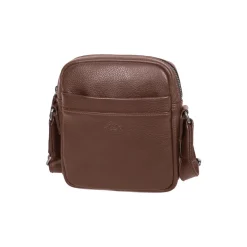 Pochette Portée Travers Cuir De Vachette Grainé 89613