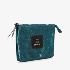 Pochette verte Romane
