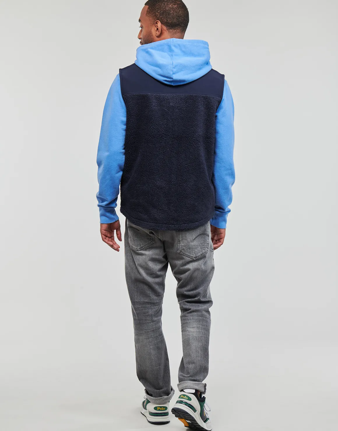 POLAIRE SHERPA ZIPPEE SANS MANCHE