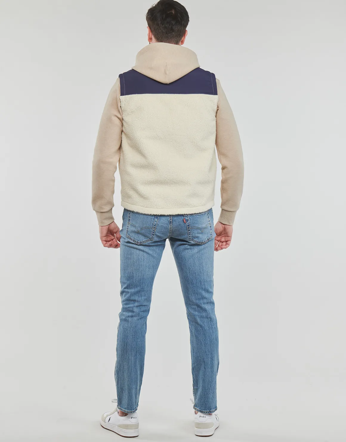 POLAIRE SHERPA ZIPPEE SANS MANCHE