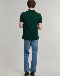 POLO AJUSTE DROIT EN COTON BASIC MESH