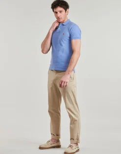 POLO AJUSTE SLIM FIT EN COTON BASIC MESH