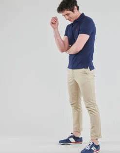 POLO AJUSTE SLIM FIT EN COTON BASIC MESH