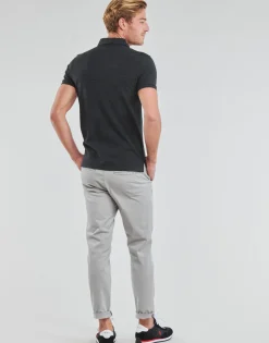 POLO COUPE DROITE EN COTON BASIC MESH