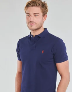POLO COUPE DROITE EN COTON BASIC MESH