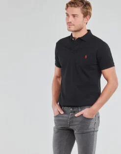 POLO COUPE DROITE EN COTON BASIC MESH