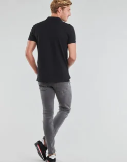 POLO COUPE DROITE EN COTON BASIC MESH