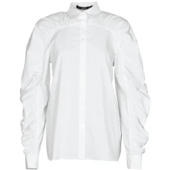 POPLIN BLOUSE W/ GATHERING