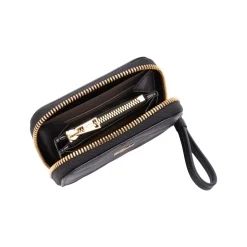 Portefeuille Ref 66640 000 Noir 10,5*8,5*2,5 cm