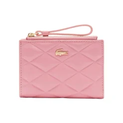 Portefeuille Ref 66641 R30 Rose 12*8.5*2 cm