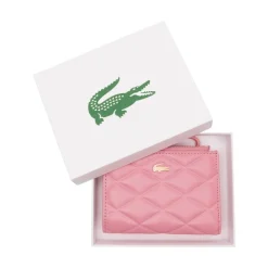 Portefeuille Ref 66641 R30 Rose 12*8.5*2 cm