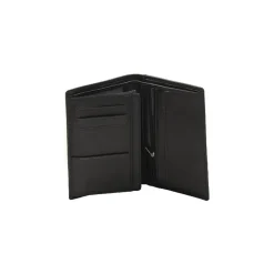 Portefeuille en cuir ref_tnt28016-chocolat