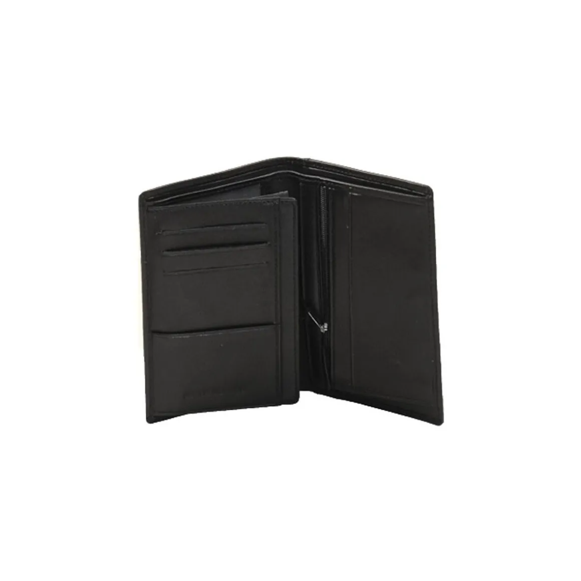 Portefeuille en cuir ref_tnt28016-chocolat