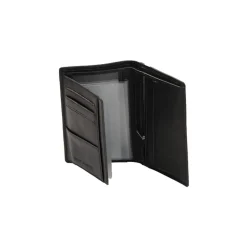 Portefeuille en cuir ref_tnt28016-chocolat