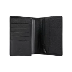 Portefeuille homme Ref 66461 Noir 14.5*10*1.5 cm