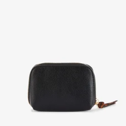 Porte-monnaie noir Rosazia