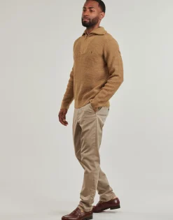 PULL 1/2 ZIP EN LAINE MELANGE