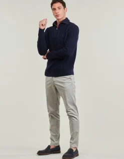 PULL 1/2 ZIP EN LAINE MELANGE