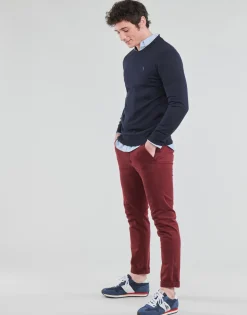 PULL COL ROND AJUSTE EN COTON PIMA