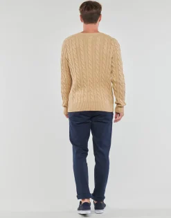 PULL COL ROND EN MAILLE TORSADEE