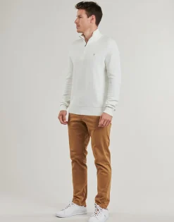 PULL DEMI ZIP EN COTON TEXTURE