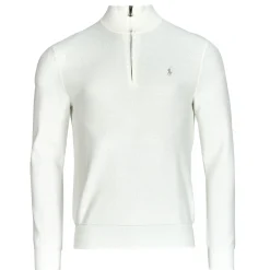 PULL DEMI ZIP EN COTON TEXTURE