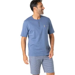 Pyjama court interlock