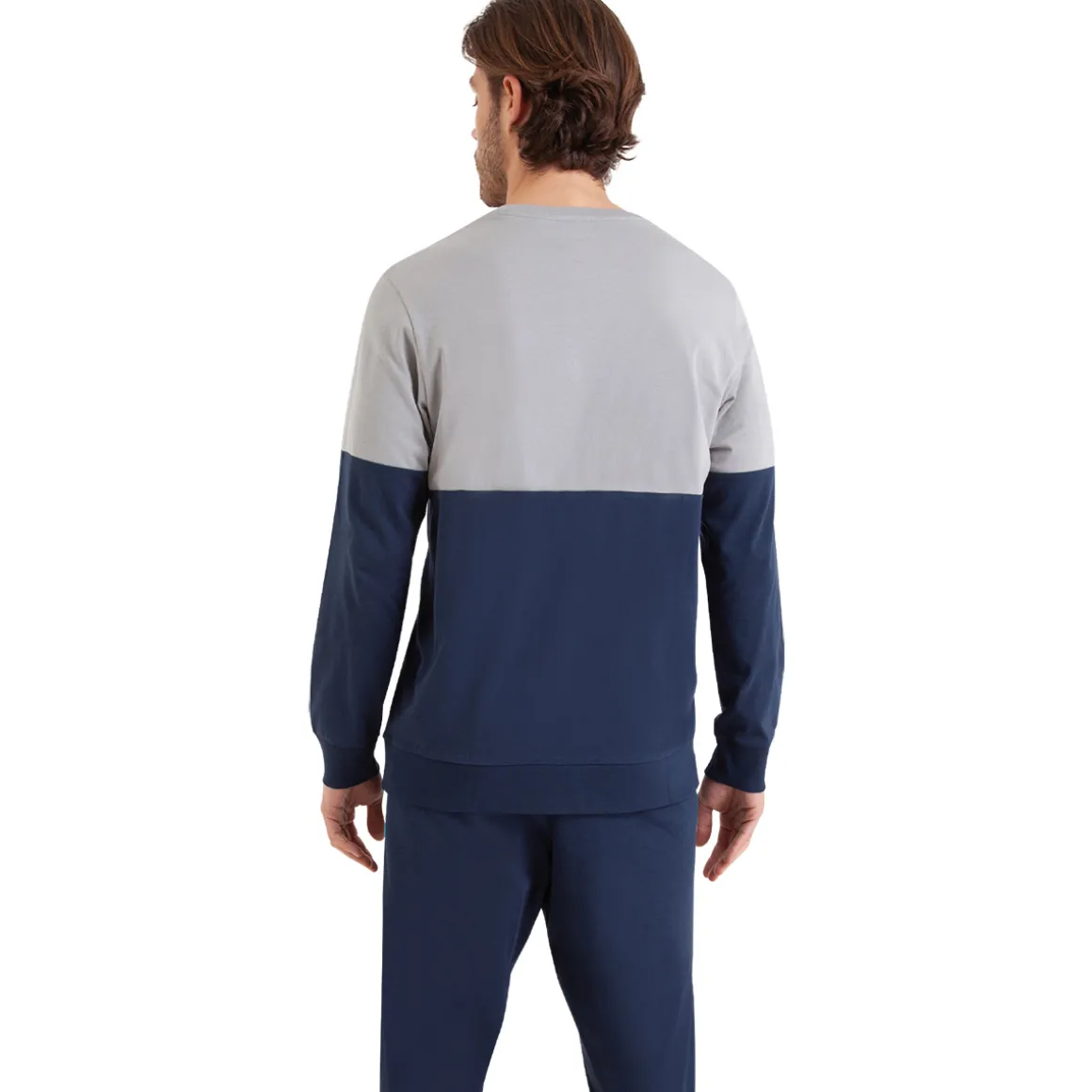 Pyjama long col rond CLUB