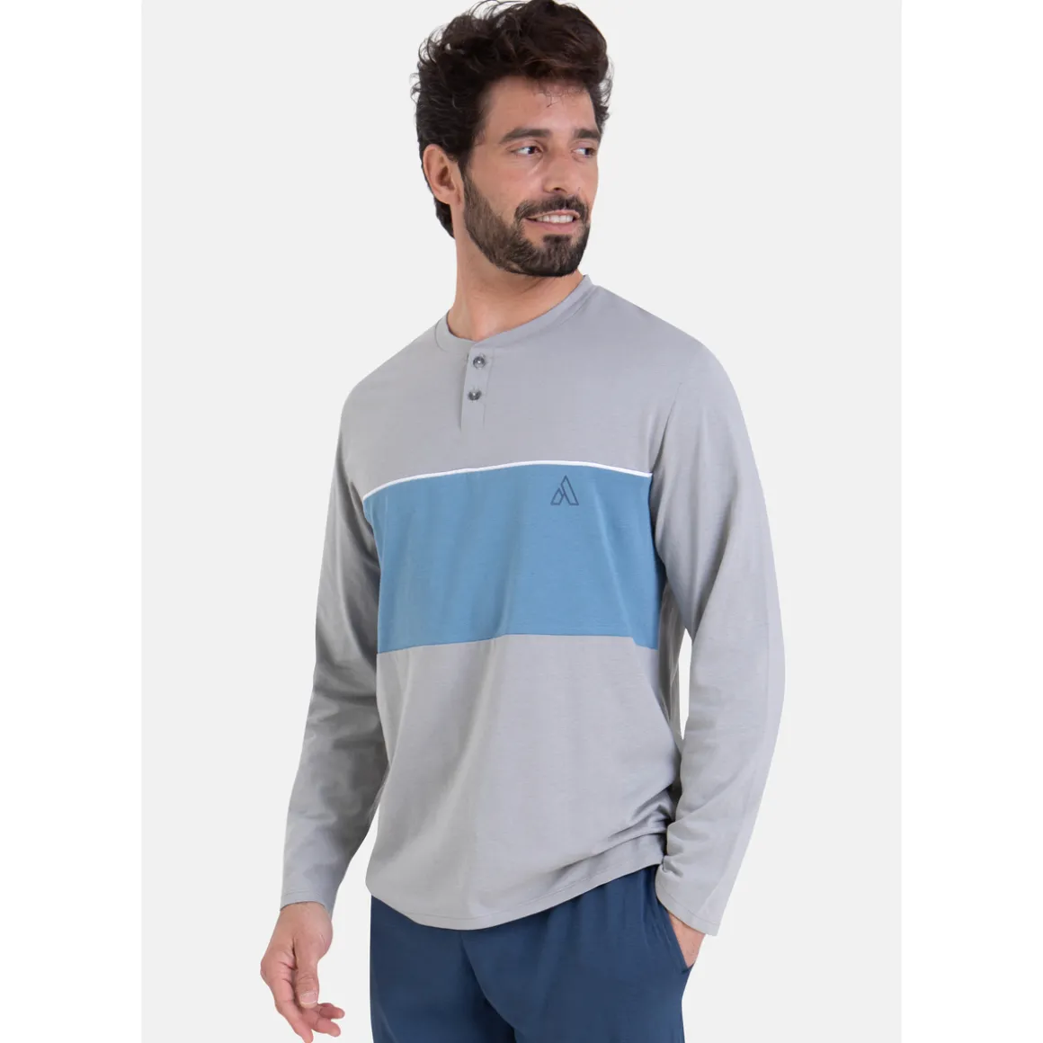 Pyjama long col tunisien CHIC