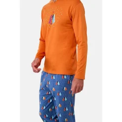 Pyjama long col V - SAPIN