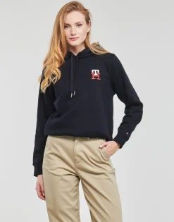 REG MONOGRAM EMB HOODIE LS