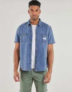 REGULAR SS DENIM SHIRT