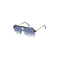 1066/S Lunettes de soleil, Noir/Bleu, 63 mm