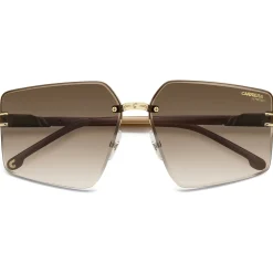 1074/S Lunettes de soleil, Or/Marron, 63 mm