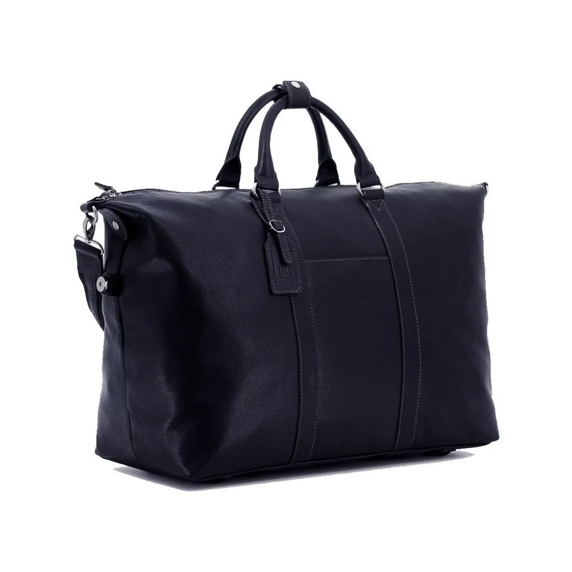 Sac de voyage en cuir ref 33930 Marine 65*38*21 cm