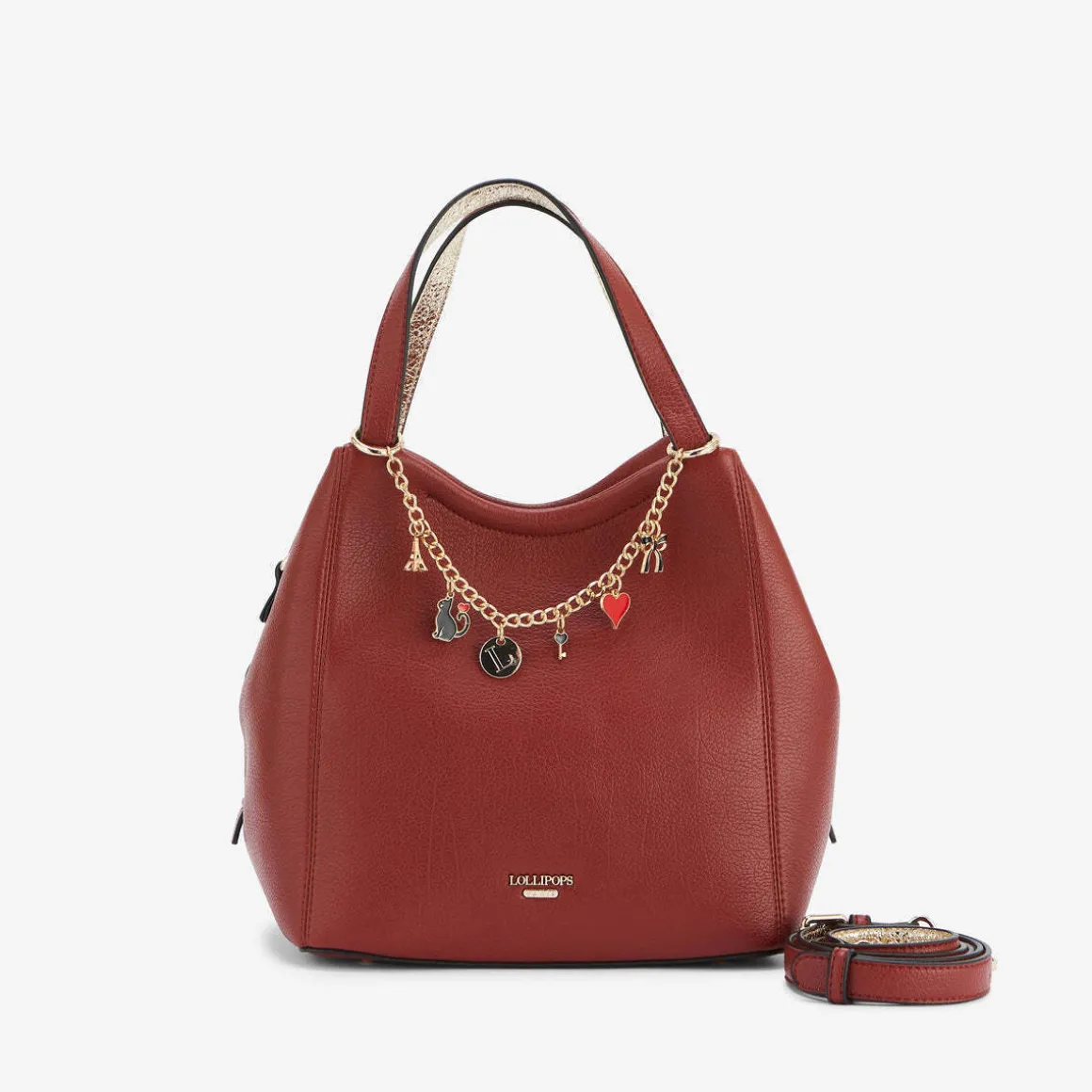 Sac shopper brique Roselaine