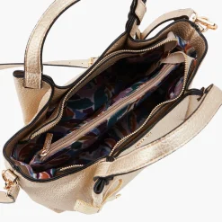 Sac shopper doré Pegguy