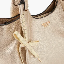 Sac shopper doré Pegguy