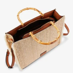 Sac shopper L doré Polly