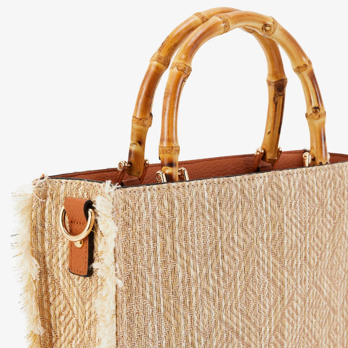 Sac shopper M doré Polly