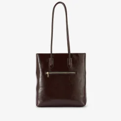 Sac shopper marron Rosario