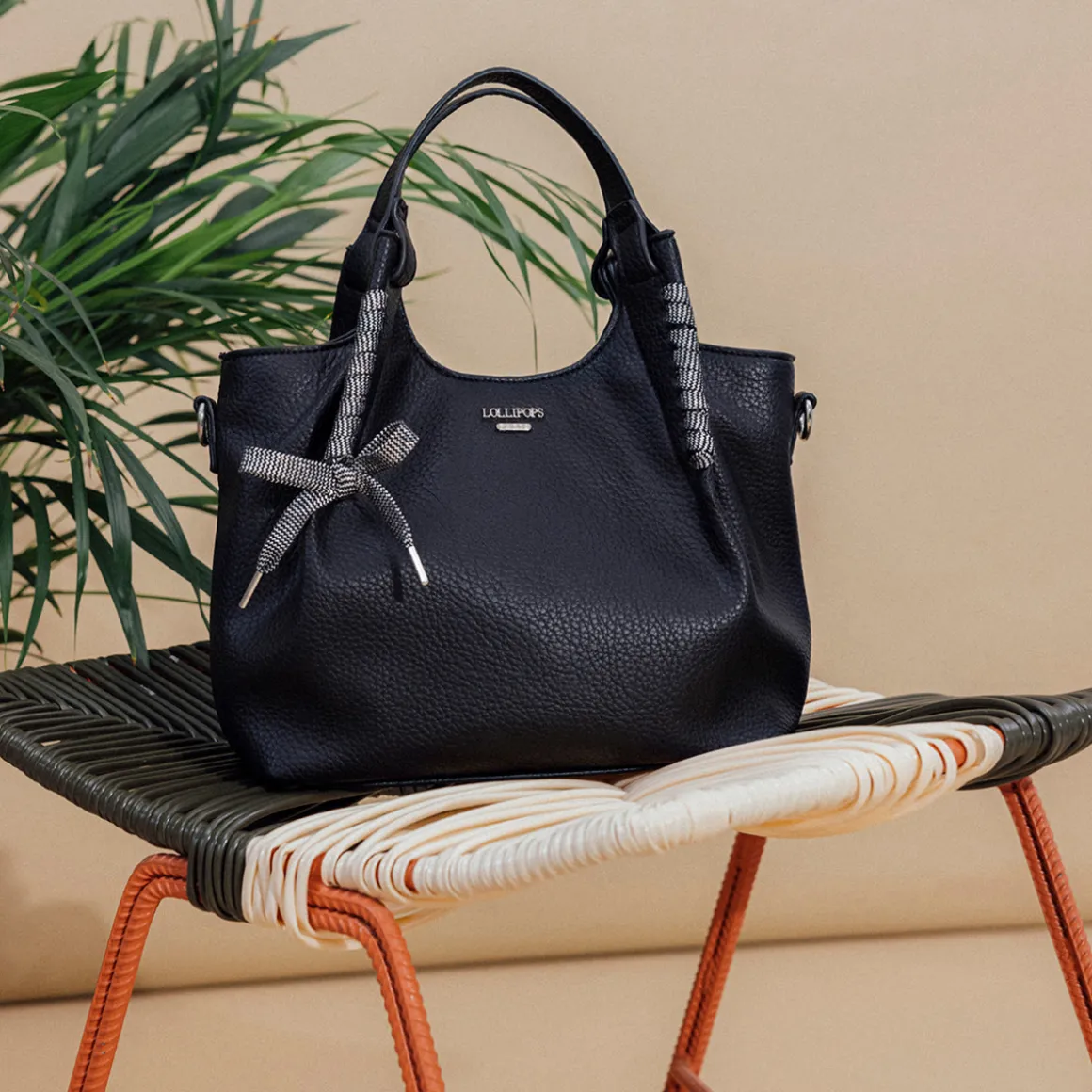 Sac shopper noir Pegguy