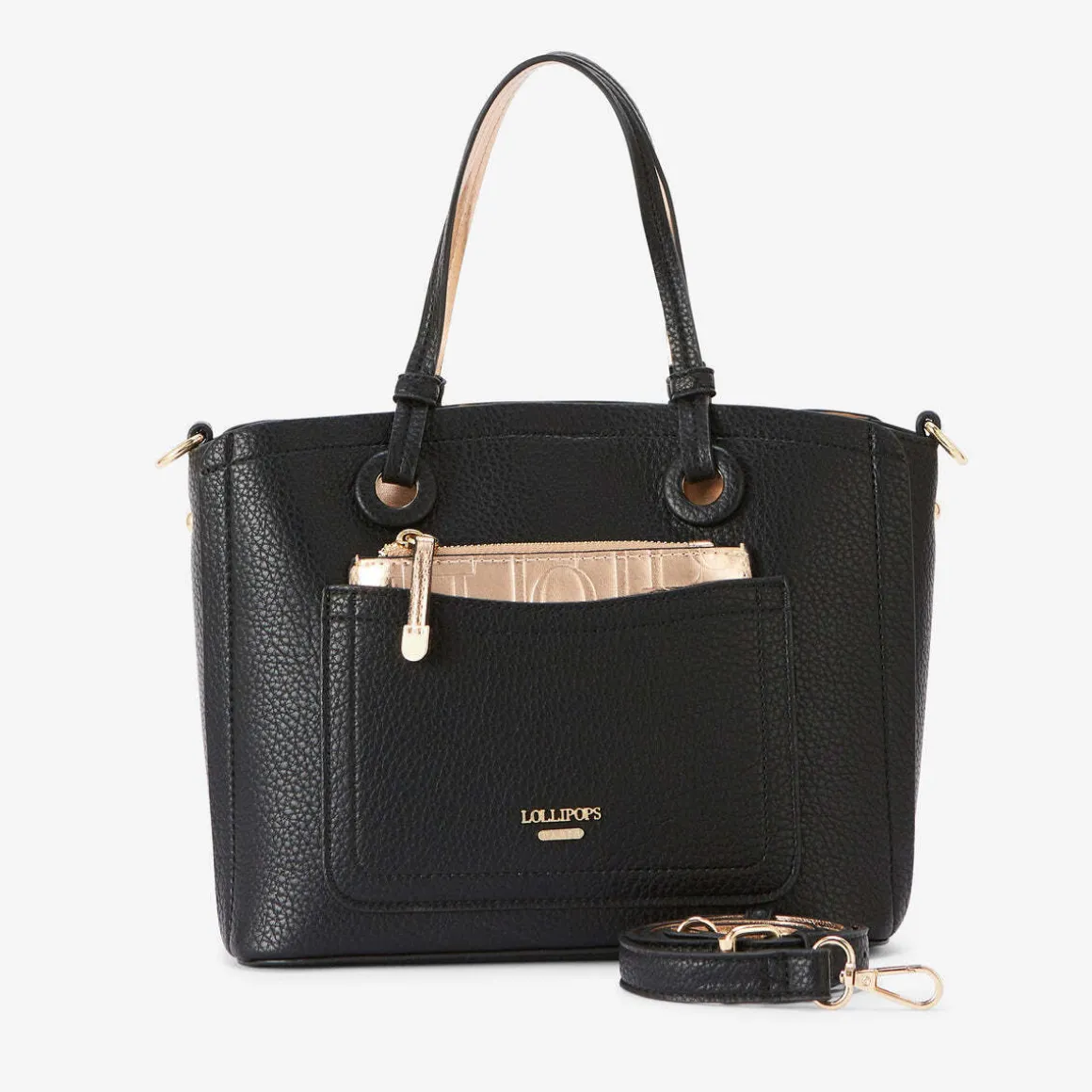 Sac shopper noir Riada