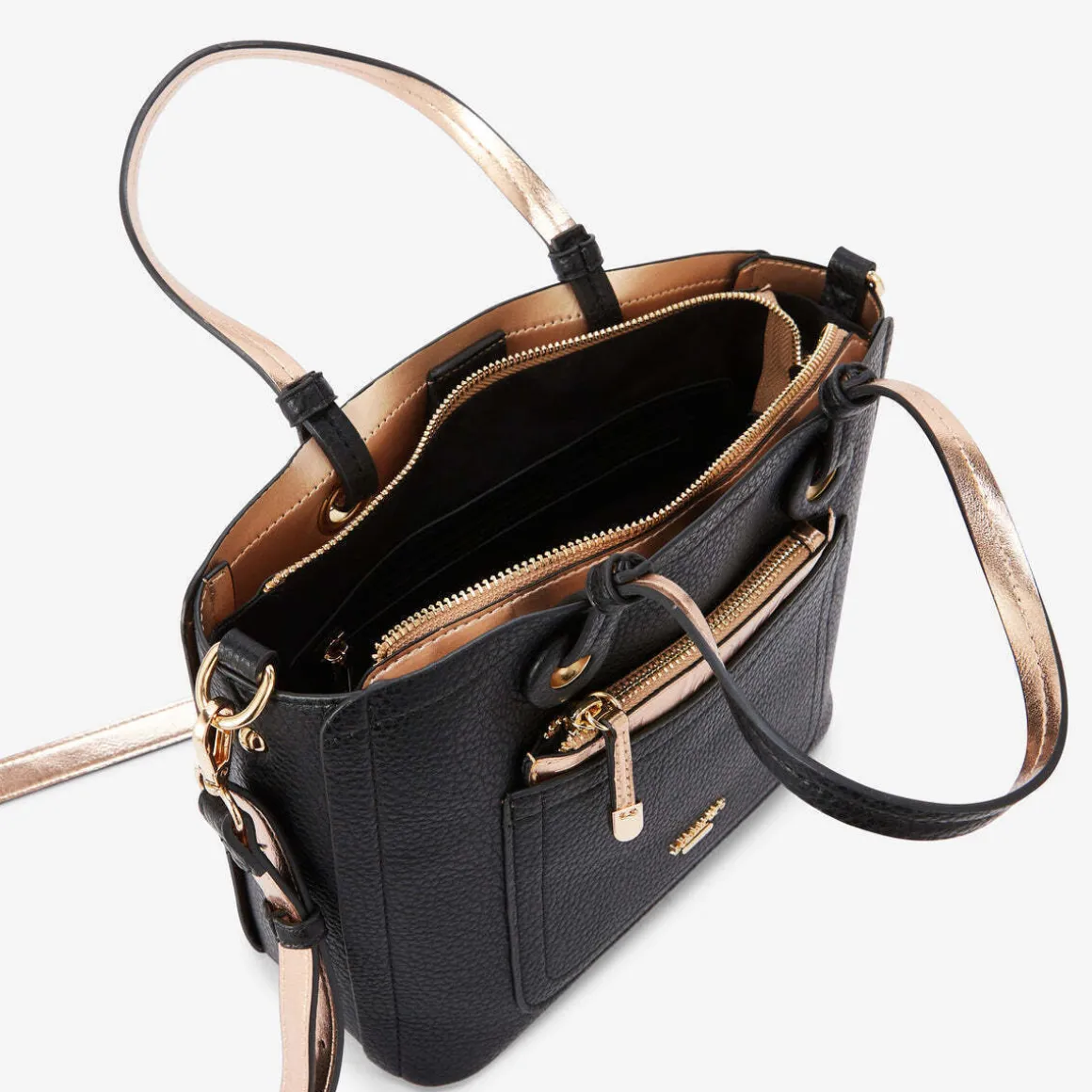 Sac shopper noir Riada