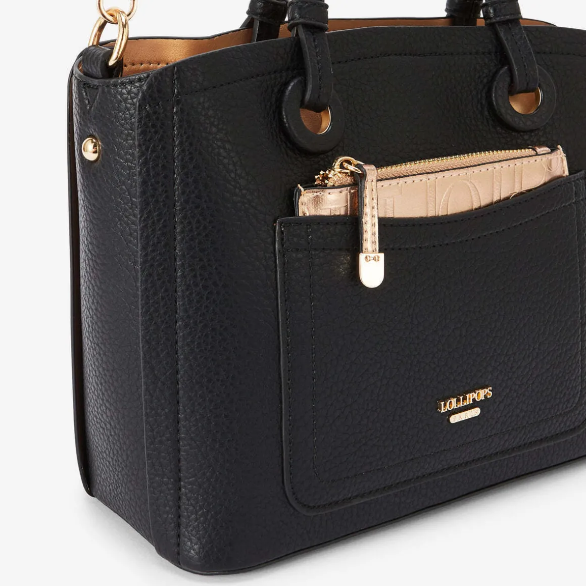 Sac shopper noir Riada