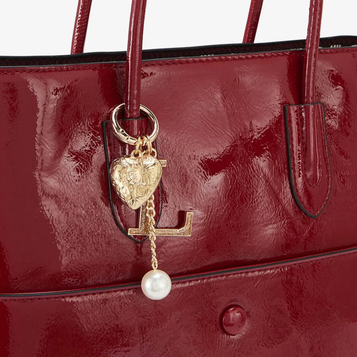 Sac shopper rouge Rosario