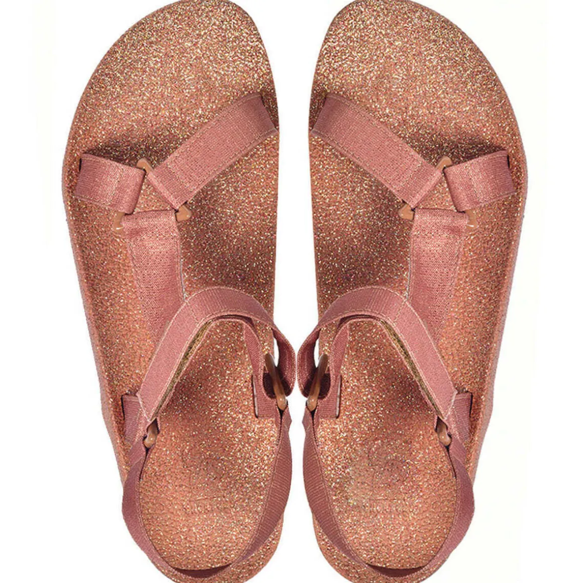 Sandales plates Manaus Glitter