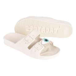 Sandales plates Olhos