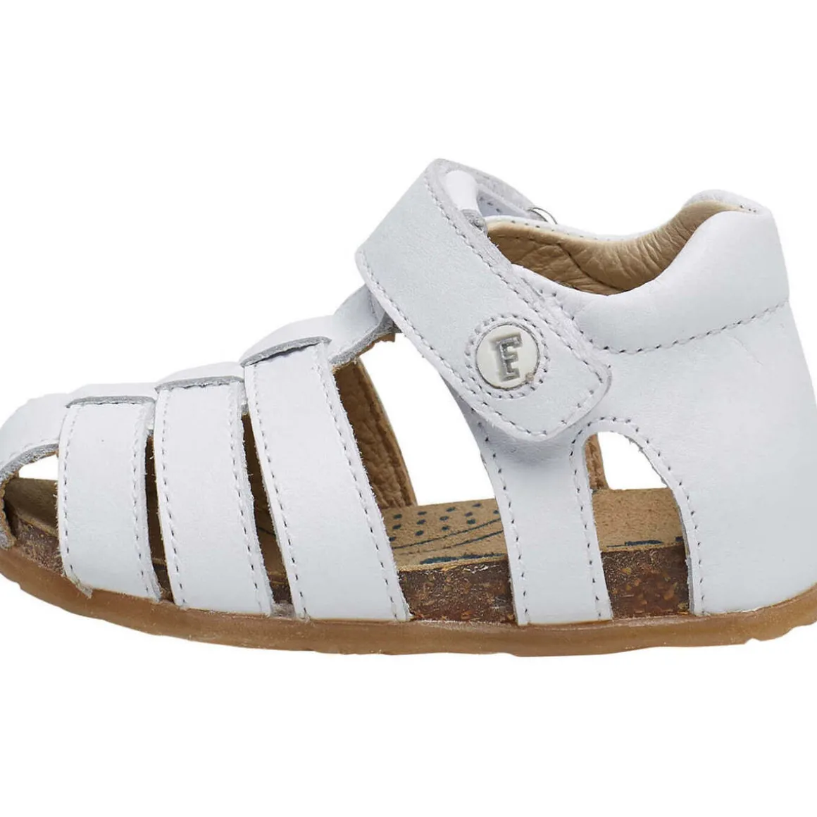 Sandales semi-fermées en cuir ALBY