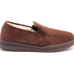 Sans-gêne mixtes en mouton véritable gra